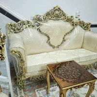 مبلمان سلطنتی تمام چوب9نفره نونوباکاورمناسب جهیزیه