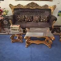 مبلمان استیل ۷ نفره|مبلمان خانگی و میز عسلی|تهران, هفت چنار|دیوار