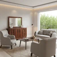 آینه و کنسول و مبل|بوفه، ویترین، کنسول|بندر انزلی, کلیور|دیوار