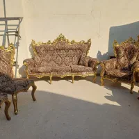 مبل سلطنتی ۹ نفره چوب راش