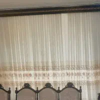 پرده پذیرایی با زیر پرده و والن