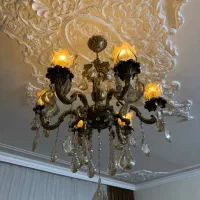 لوستر پذیرایی کلاسیک کریستالی