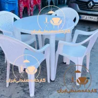 میز و صندلی پلاستیکی ست مجالسی ظرف کرایه نهارخوری