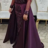 لباس مجلسی بادمجونی