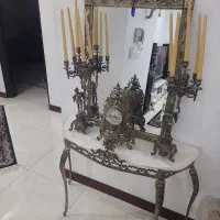 اینه وشمعدان برنز