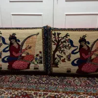 دو عدد متکا دستبافت کاملا سالم و نو