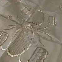 روتختی سفید دو نفره گل دوزی|سرویس روتختی|میاندوآب, |دیوار