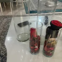 هدیه  گل تزینی داخل شیشه
