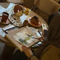 کلاس آبرنگ برای تمامی سنین