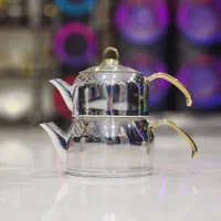 سماور سنگی برنجی کوره دار ورق ضخیم قوری سرامیکی|سماور، چایساز، قهوهساز|یزد, |دیوار