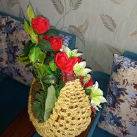 دسته گل سبدی برای هدیه|گل مصنوعی|پردیس, فاز ۴|دیوار