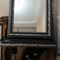 اینه کنسول همراه با شمعدون