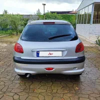 پژو 206 تیپ ۲|خودرو سواری و وانت|رشت, پستک|دیوار