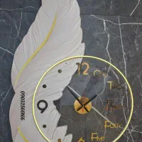 ساعت دیواری نوری طرح پر