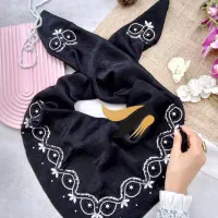 روسری جواهردوزی