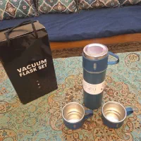 فلاسک مسافرتی استیل سه لیوانه|ظروف سرو و پذیرایی|اصفهان, بهارستان (مخابرات)|دیوار