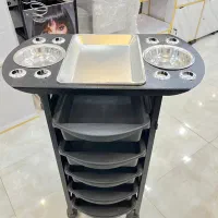 ترولی ارایشگاهی ترولی چوبی