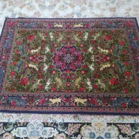 یک جفت فرش زرنیم دستبافت بیجار