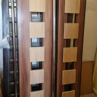 تخت دو نفره فلزی با نمای MDF