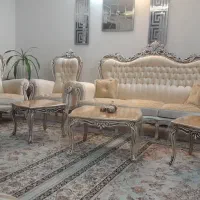 مبل ۷ نفره تمیز و سالم و راحت مناسب عروس|مبلمان خانگی و میز عسلی|اصفهان, کوجان|دیوار