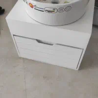 روشویی به همراه آیینه کاملا نو