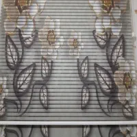 پرده زبرا ۱۲۰عرض ۱۵۰ طول سالم.|پرده، رانر، رومیزی|نظرآباد, نظرآباد|دیوار