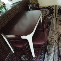 میز ناهار خوری چهار نفره جنس چوب