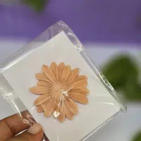 شمع رو آبی گل بابونه