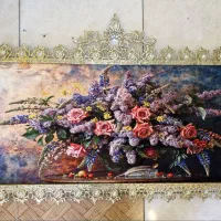 تابلو فرش برنزی|تابلو فرش|تهران, مسعودیه|دیوار