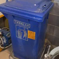 سطل زباله چرخدار و پدالی ۱۲۰ لیتری