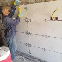 کاشیکاری،موزاییک،نصب پله ،شیب وسیمانکاری پشت بام،