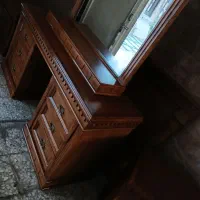 سرویس خواب دو نفره چوب کامله تمیز سالم