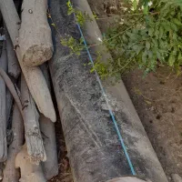 لوله بزرگ برای انتقال آب پل و جوب آب