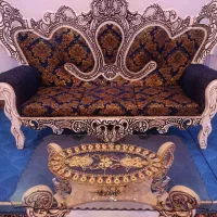 مبلمان هفت نفره همراه میزوعسلی