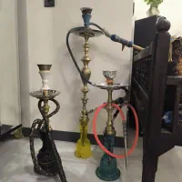 سه عدد قلیون تنه برنج اصل