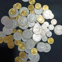 100 عدد سکه کلکسیونی شاهی|کلکسیون سکه، تمبر، اسکناس|بم, |دیوار