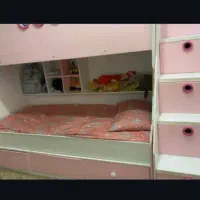 تخت خواب mdf دو طبقه محکم|تخت و سرویس خواب|دزفول, |دیوار