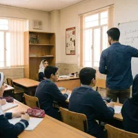 تدریس دروس ریاضی علوم فارسی متوسطه اول هفتم تا نهم