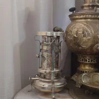 سماور زغالی+چراغ+فانوس همگی نو فقط دکور بوده|کلکسیون اشیاء عتیقه|تهران, یافت آباد جنوبی|دیوار