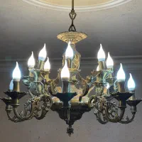 لوستر|لوستر و چراغ آویز|خوی, |دیوار