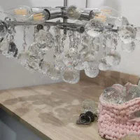 لوستر کریستال|لوستر و چراغ آویز|قم, زنبیل آباد|دیوار