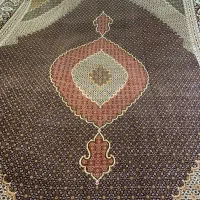 (فرش حق زاده)ماهی ۱۲متری۵۰ رج گل ابریشم|فرش|تبریز, |دیوار