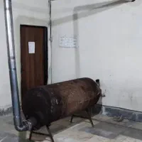 بخاری بزرگ مشعل دار گازی همراه با مشعل