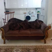 مبل نیمه سلطنتی .در حد نو سالم زیبا|مبلمان خانگی و میز عسلی|میناب, |دیوار