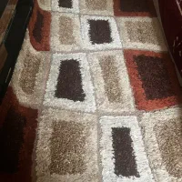 فرش ترکیه ای ریش ریش همراه پادری کاملا سالم
