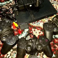 ps2 پی اس دو فلش خور و سی دی خور سه دسته