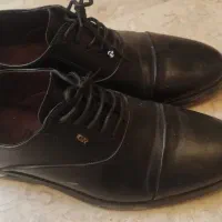 کفش مجلسی چرم هورس و صندل هامتو