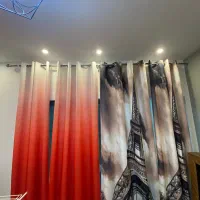 پرده نو تمیز و. شسته شده