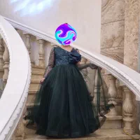 لباس مجلسی دخترونه از ۷سال تا ۹ سال در حد نو