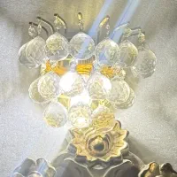 لوستر (دیوارکوب) کریستالی